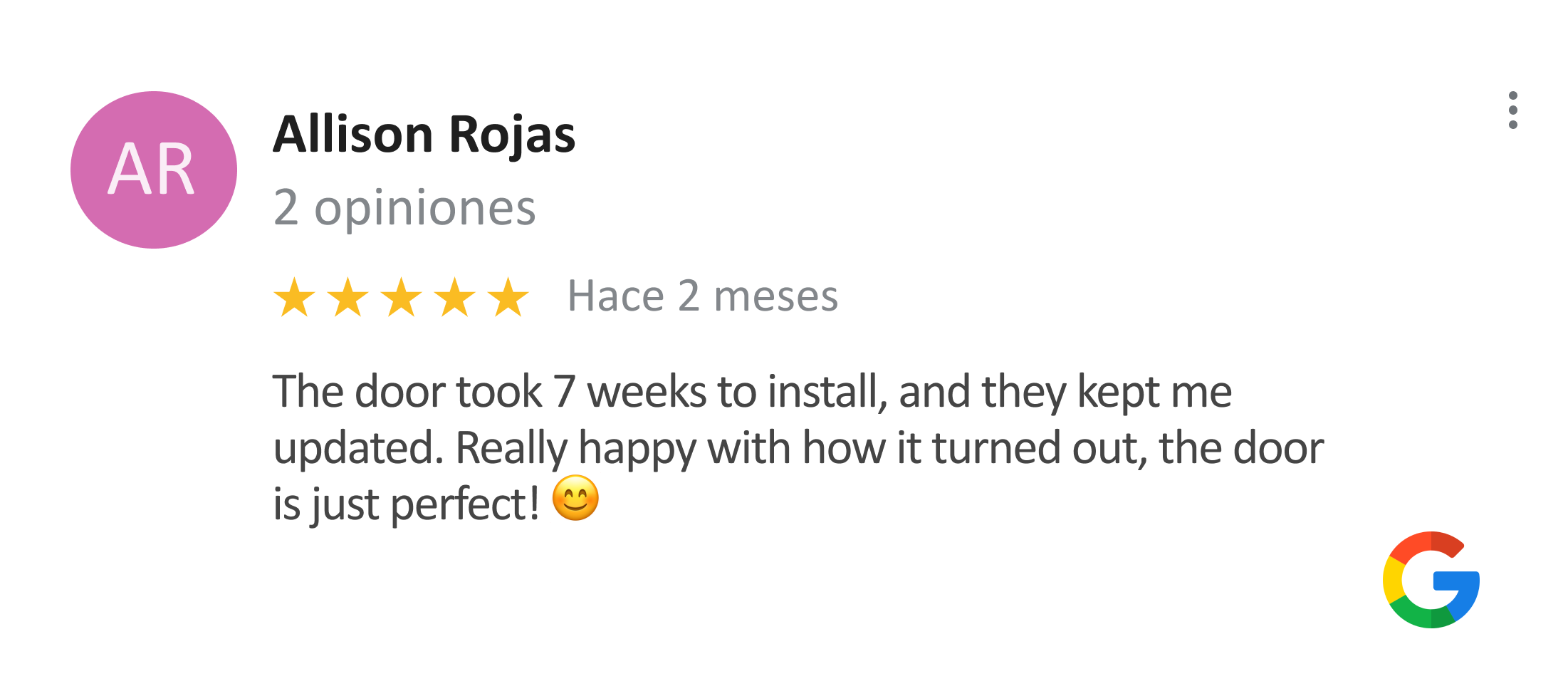 GOOGLE REVIEW 2